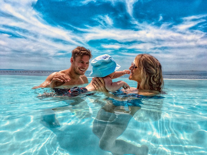 Thomas Puskailer si užíva s rodinkou dovolenku 